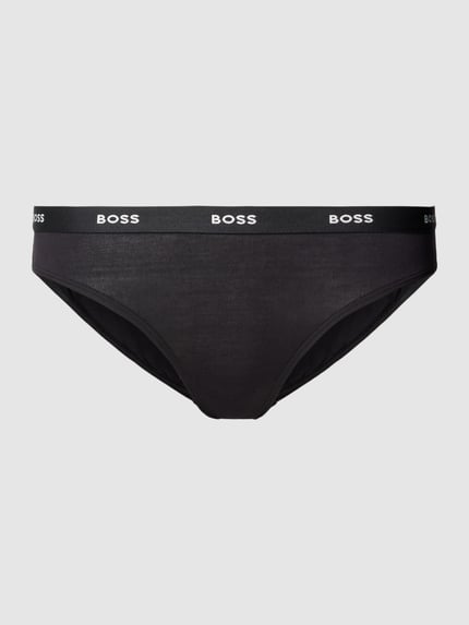 BOSS Slip van viscosemix Zwart - 1