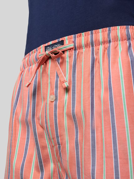 Polo Ralph Lauren Underwear Relaxed Fit Pyjama Set mit Logo-Stitching Modell 'Sleep' Marine 2