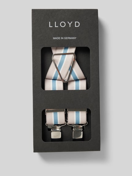 LLOYD Men's Belts Hosenträger in X-Form Beige 2