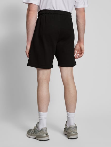 PEGADOR Sweatshorts mit Logo-Stitching und Eingrifftaschen Black 5