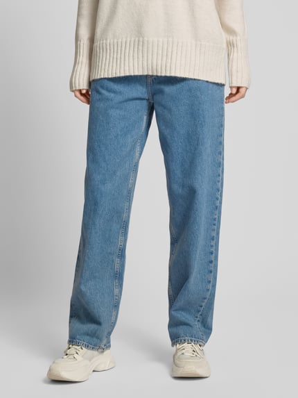 Calvin Klein Jeans Jeansy o luźnym kroju z 5 kieszeniami Jeansowy niebieski 4