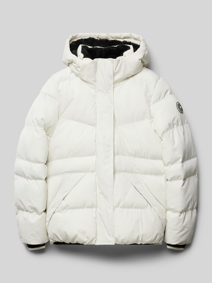 Cars Jeans Gewatteerd jack met capuchon, model 'ALENA' Offwhite - 1