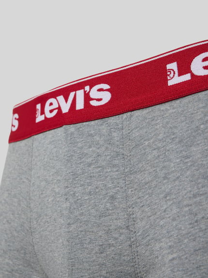 Levi's® Trunks mit Label-Bund im 3er-Pack Dunkelgrau 2