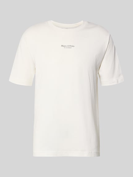 Marc O'Polo Regular Fit T-Shirt aus reiner Baumwolle Offwhite 2