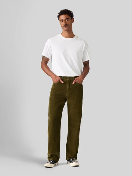 Levi's® Straight Fit Cordhose aus reiner Baumwolle Khaki 1