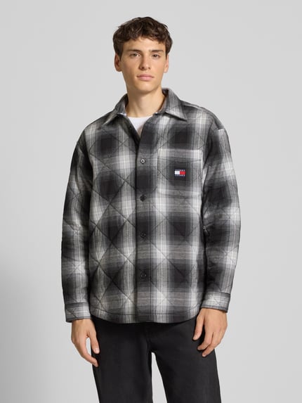Tommy Jeans Regular fit overhemdjack van puur katoen Zwart - 4
