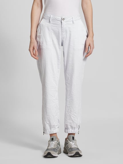 Buena Vista Tapered Fit Hose mit verkürztem Schnitt Modell 'Linda' Hellblau 4