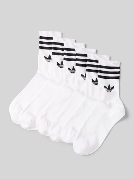 adidas Originals Socken mit Logo im 6er-Pack Weiss 1