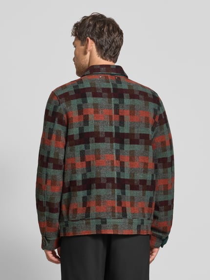 Paul Smith Hemdjacke aus reiner Wolle Rostrot 5