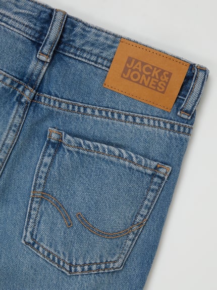 JACK & JONES Jeans met 5-pocket-design model 'CLARK' Jeansblauw - 4