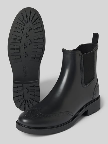 Lauren Ralph Lauren Chelsea Boots mit Zugschlaufe Modell 'PRESLIE' Black 4