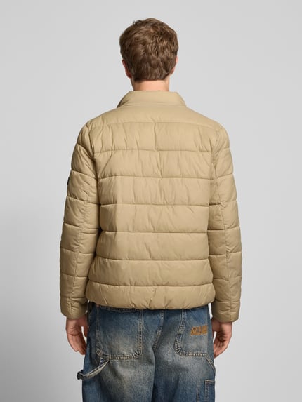 Pepe Jeans Regular fit gewatteerd jack met opstaande kraag Beige - 5