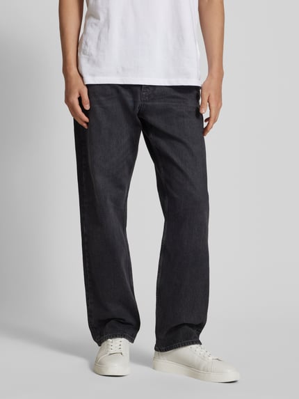 Samsøe Samsøe Regular fit jeans in 5-pocketmodel, model 'EDDIE' Zwart - 4