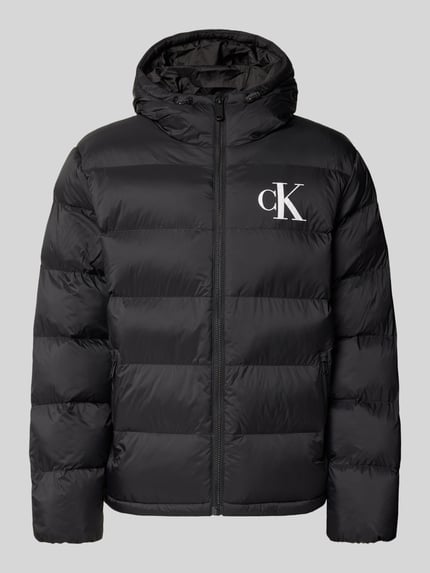 Calvin Klein Jeans Regular Fit Puffer Jacket mit Logo-Print Modell 'Monogram' Black 2