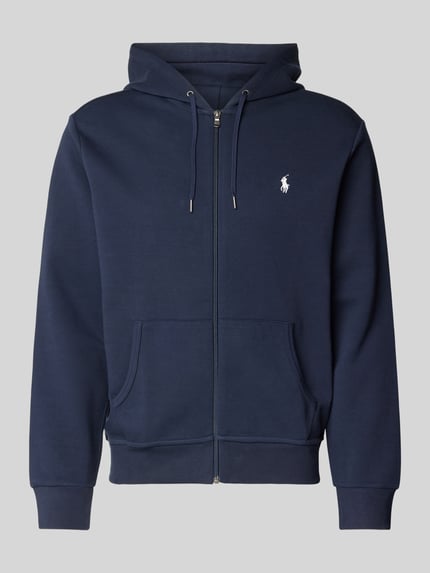 Polo Ralph Lauren Sweatjack met logostitching Marineblauw - 2
