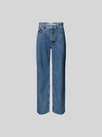 Straight Fit Jeans aus reiner Viskose Shop The Look MANNEQUINE