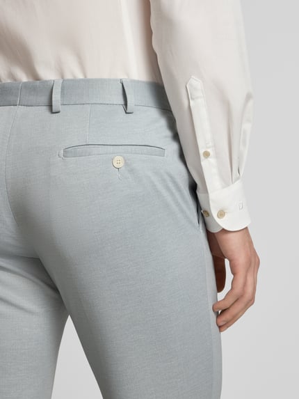 DIGEL Slim Fit Anzughose mit Eingrifftaschen Modell 'Sergio' Hellgruen 3