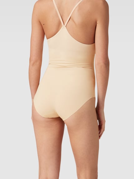 MAGIC Bodyfashion Shaping slip met elastische band, model 'Maxi Sexy Hi-Brief' Beige - 4
