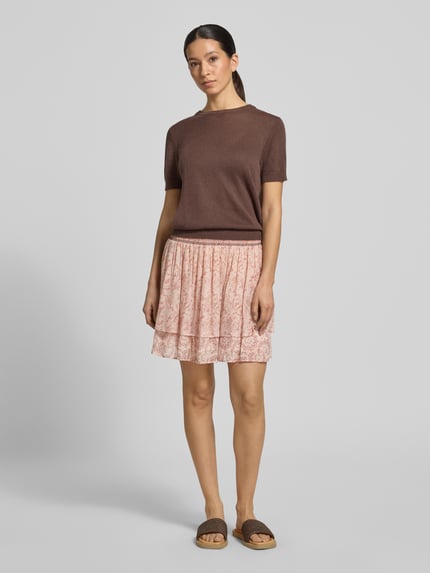 BOSS Orange Ausgestellter Mini-Rock mit Allover-Muster Modell 'C_VESIANA' Rose 1
