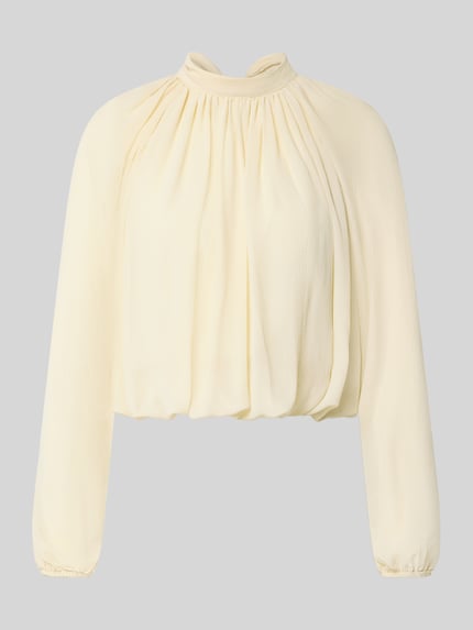 Regular Fit Bluse mit rückseitiger Schnürung Modell 'NUBE' Shop The Look MANNEQUINE