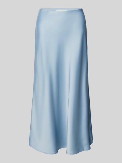 A-Linien Midi-Rock aus Satin Modell 'LENA' Shop The Look MANNEQUINE