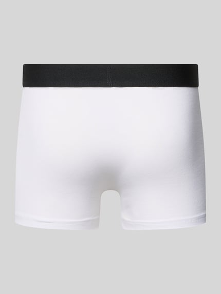 SNOCKS Trunks mit Logo und elastischem Bund im 2er-Pack Weiss 3