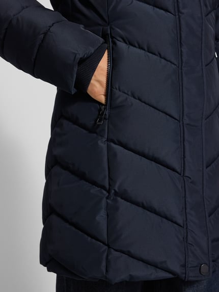 NAUTGÅRD Gewatteerde lange jas met Sorona® Aura-vulling
Donkerblauw - 7