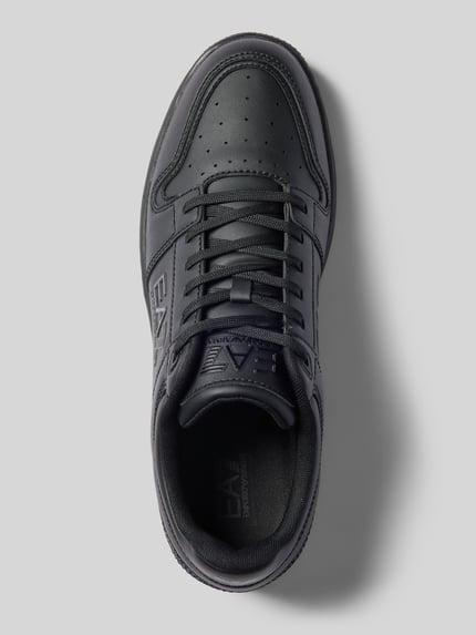 EA7 Emporio Armani Sneakersy z detalem z logo model ‘SLASHER’ Czarny 3
