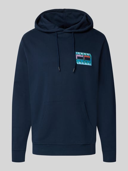 Tommy Jeans Regular Fit Hoodie aus reiner Baumwolle  Marine 2