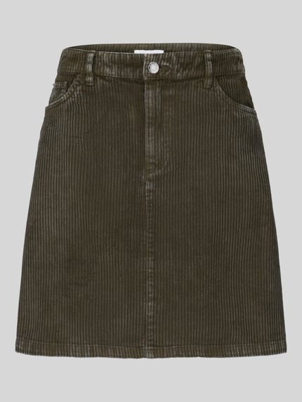 s.Oliver RED LABEL Minirock mit Cordstruktur Khaki 2