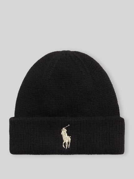 Polo Ralph Lauren Mütze aus reiner Wolle Gold 1