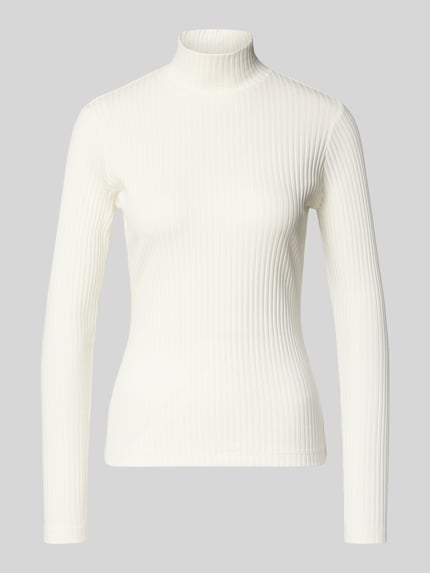 Slim Fit Turtleneck aus Baumwoll-Mix Modell 'DRIZA' Shop The Look MANNEQUINE