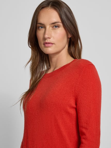 Christian Berg Woman Strickpullover aus reinem Kaschmir Rot 3