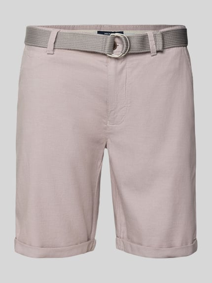 MCNEAL Szorty chinosy o kroju slim fit z kieszeniami z tyłu Beżowy 2