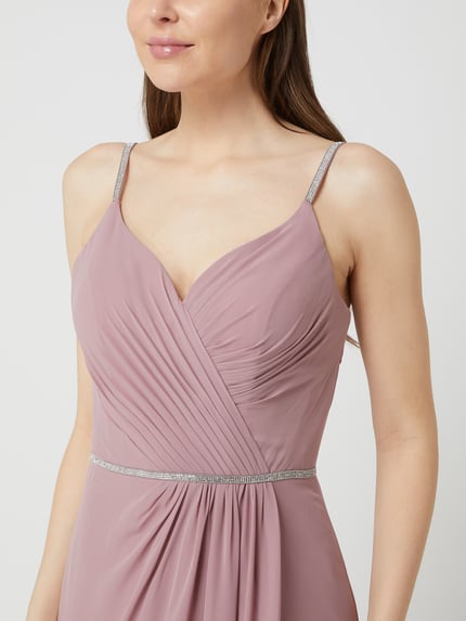 LUXUAR FASHION Abendkleid mit Ziersteinen Rosa 3