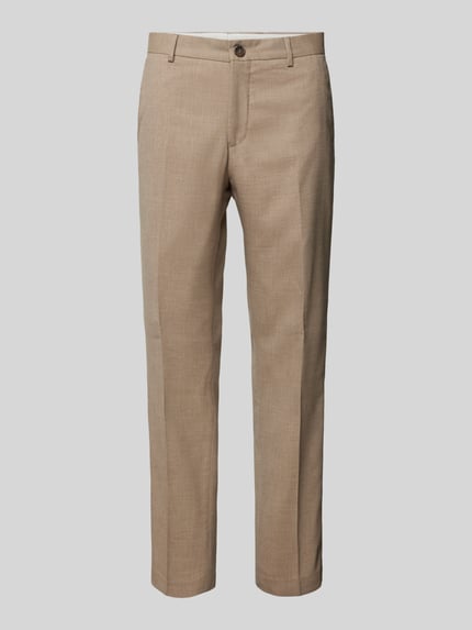 Slim Fit Anzughose mit Woll-Anteil Modell 'NEIL' Shop The Look MANNEQUINE