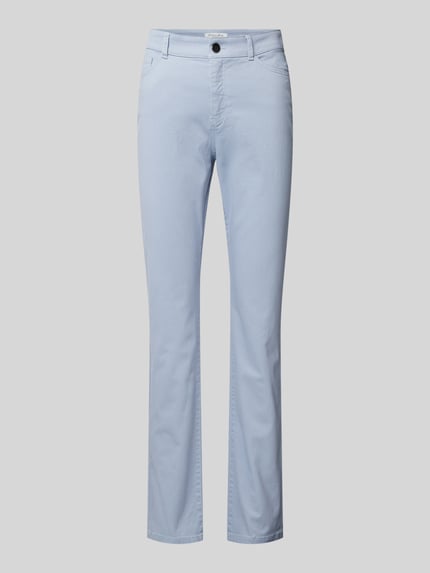 Christian Berg Woman Regular Fit Hose im 5-Pocket-Design Hellblau 2