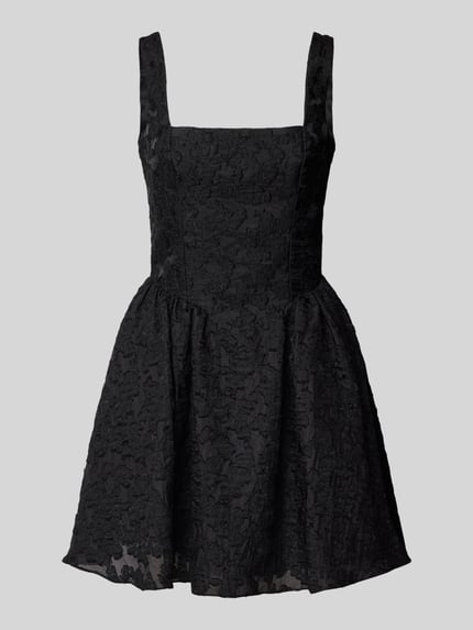 Jake*s Cocktail Cocktailkleid mit Karree-Ausschnitt Black 2