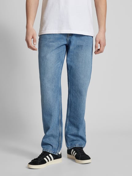 ONLY & SONS Straight Leg Jeans im 5-Pocket-Design Modell 'EDGE' Jeansblau 4