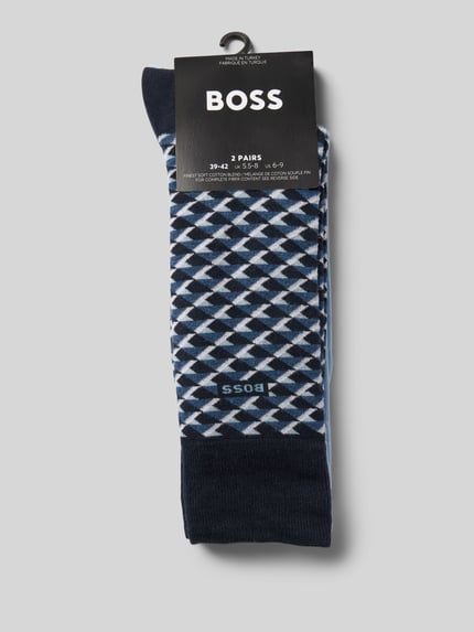 BOSS Socken aus Baumwoll-Mix im 2er-Pack Eisblau 3