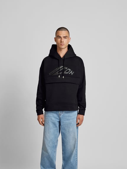 Dsquared2 hoodie met labeldetail Zwart - 4