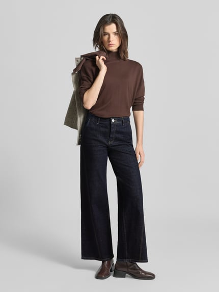 OPUS Wide Fit Jeans mit Eingrifftaschen Modell 'Miva sense' Dunkelblau 1