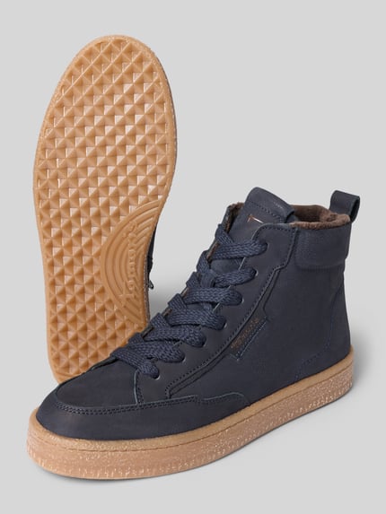 Tamaris Sneaker aus echtem Rindsleder Dunkelblau 4