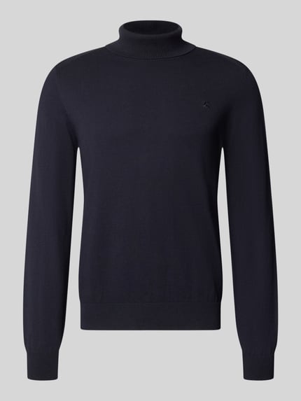 LERROS Regular Fit Strickpullover mit Rollkragen Marine 1