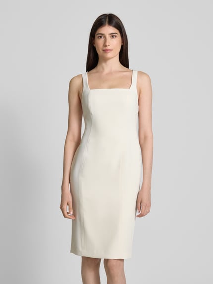 Lauren Ralph Lauren Knielange cocktailjurk, model 'Ladonya' Ecru - 4