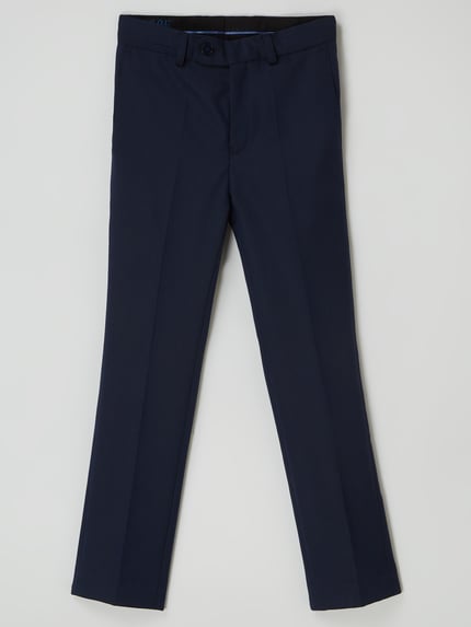 G.O.L. Super Slim fit broek met stretch Marineblauw - 1