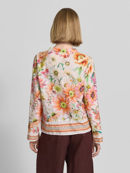 Emily Van den Bergh Blouse met tuniekkraag Wit - 5