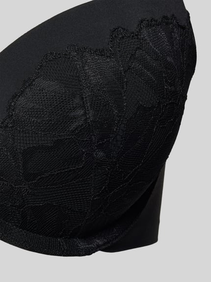 Calvin Klein Underwear Regular fit beha met kant, model 'Plunge' Zwart - 2