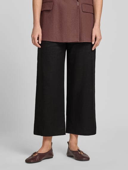 Max Mara Studio Regular Fit Culotte in verkürzter Länge Modell 'TARTUFO' Black 4