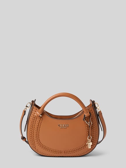 GUESS Handtasche mit Label-Detail Modell 'TATUM' Cognac 2